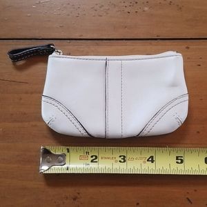 Coach card/coin wallet with key chain